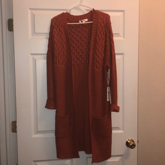 Orange cardigan NWT - Picture 1 of 4
